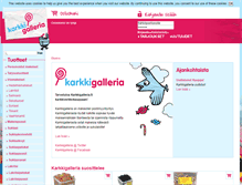 Tablet Screenshot of karkkigalleria.fi
